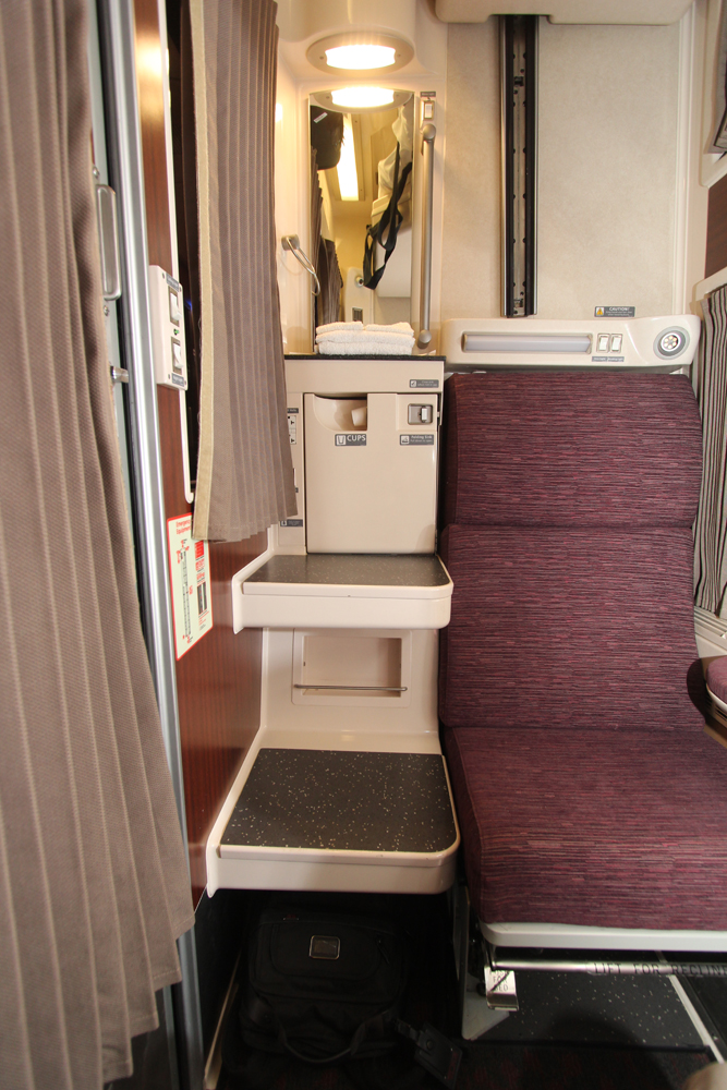 Detail of the interior of a roomette