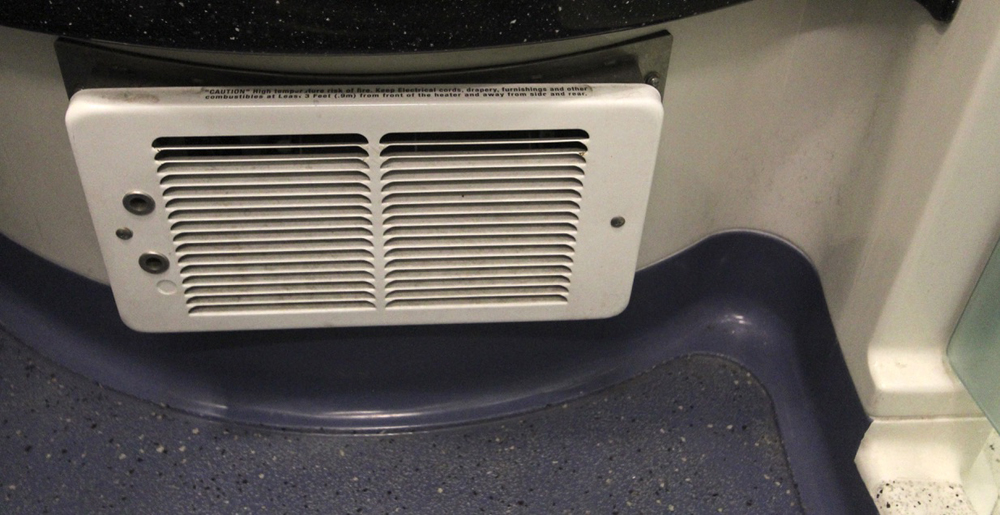 Close-up of vent