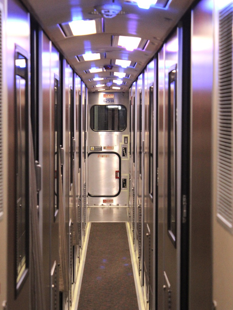 Interior of sleeper