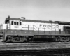 Diesel locomotive with “FRISCO” lettering on hood