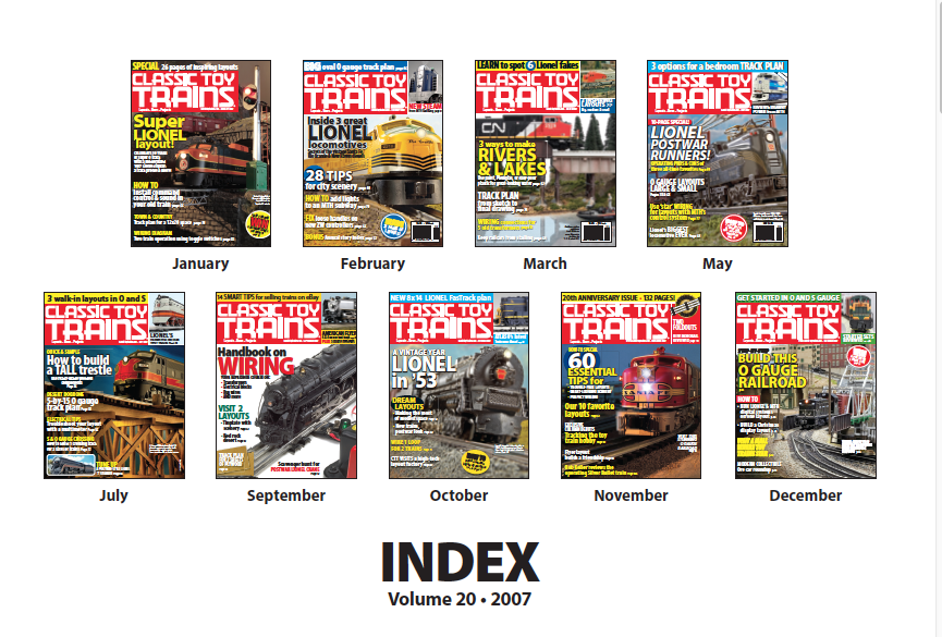 CTT 2007 annual index