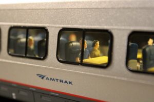 Lionel Amtrak Acela passenger detail