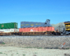 Aerodynamic device on intermodal train