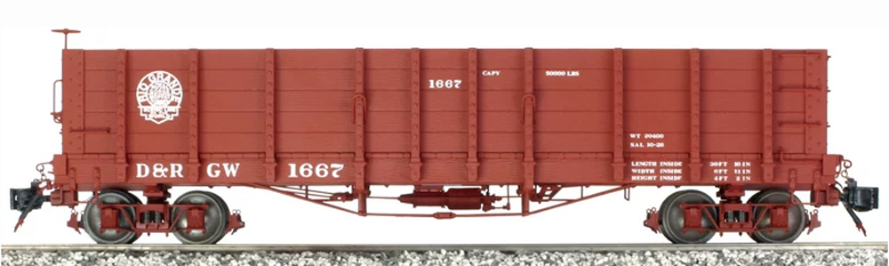large scale red gondola