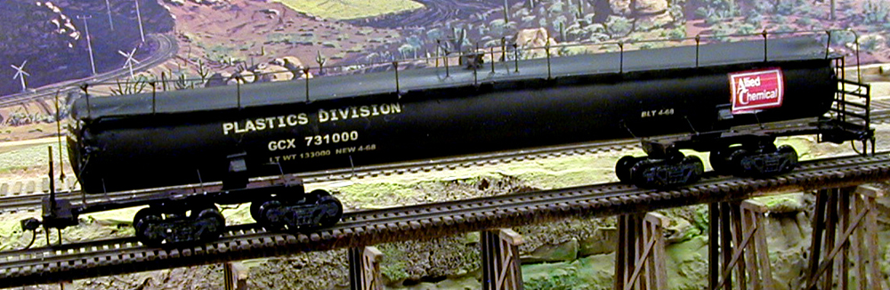 black tank car