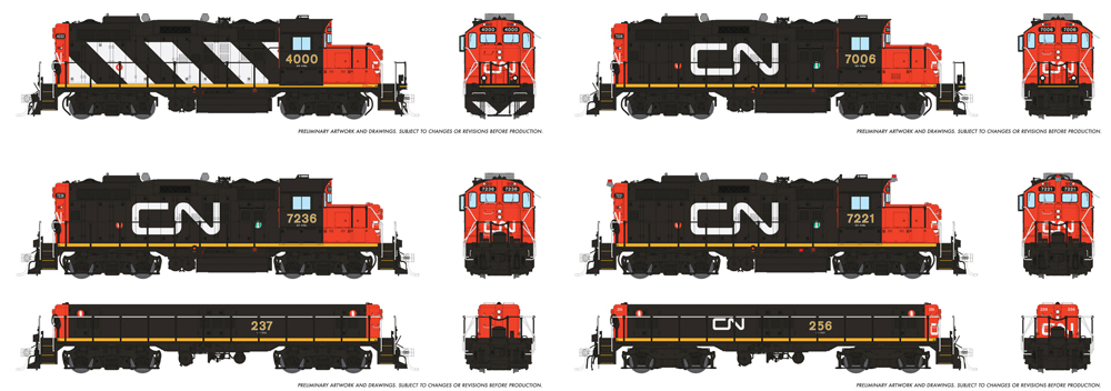 black and red diesel scheme