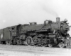 Steam locomotive smoking 
