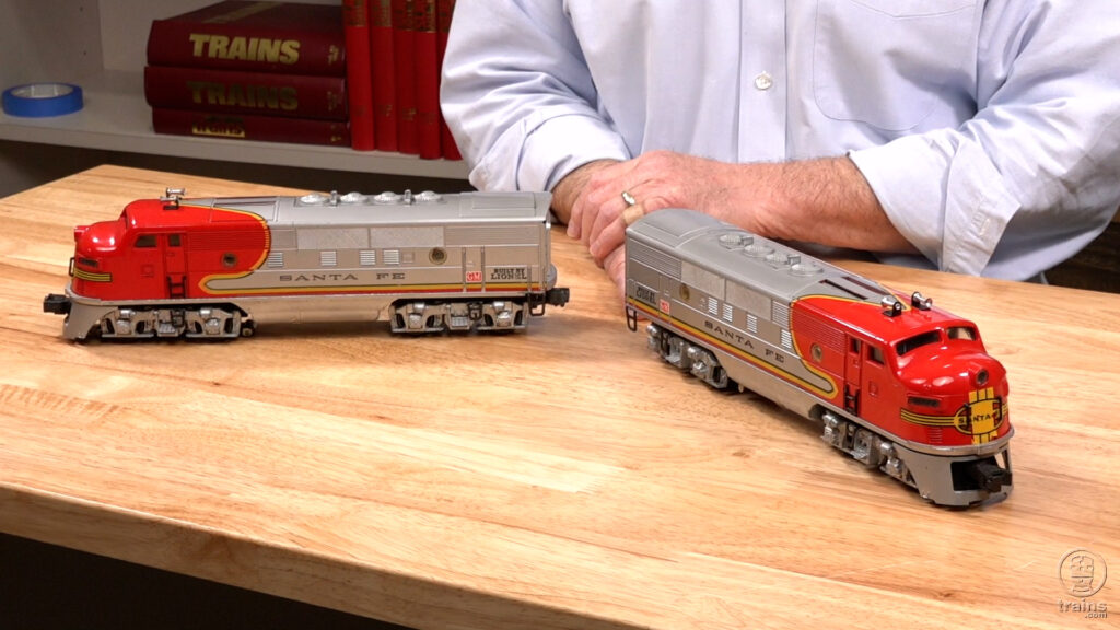 Lionel Santa Fe F3 with Roger Carp