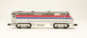 Lionel LionChief Amtrak Genesis in NEC scheme