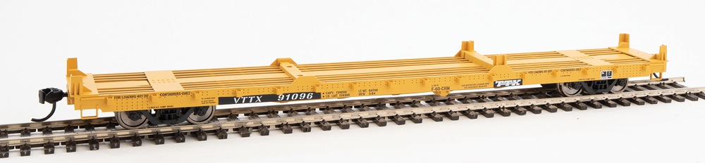 yellow flatcar