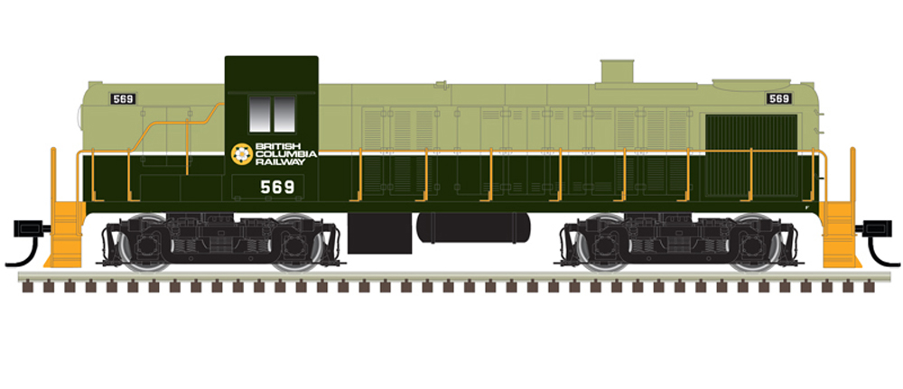 illustration of green diesel locomotive