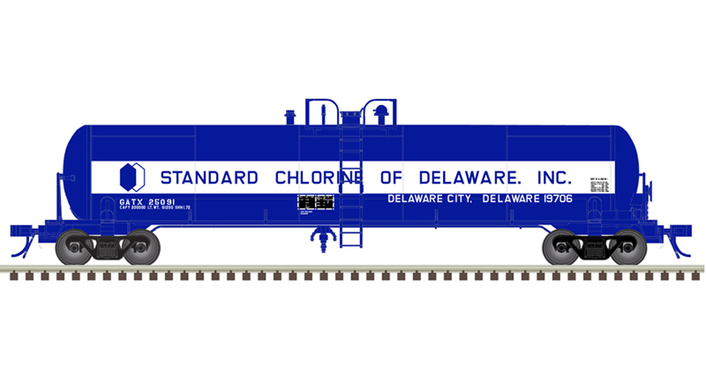 blue and white tank car illustration