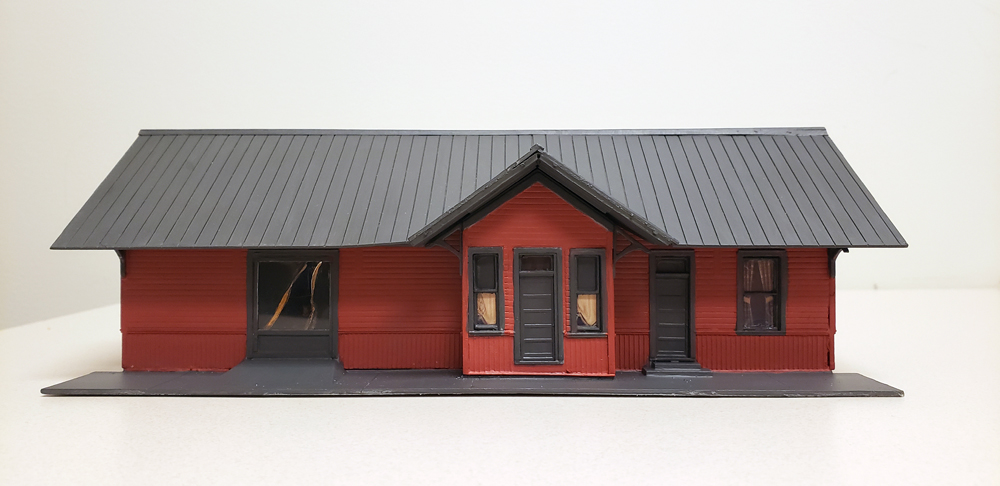 red and gray structure