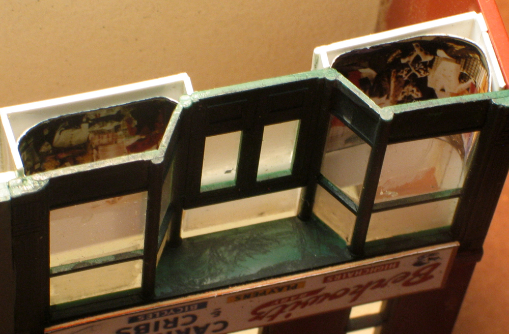 an example of a photo adhered to styrene for a storefront display