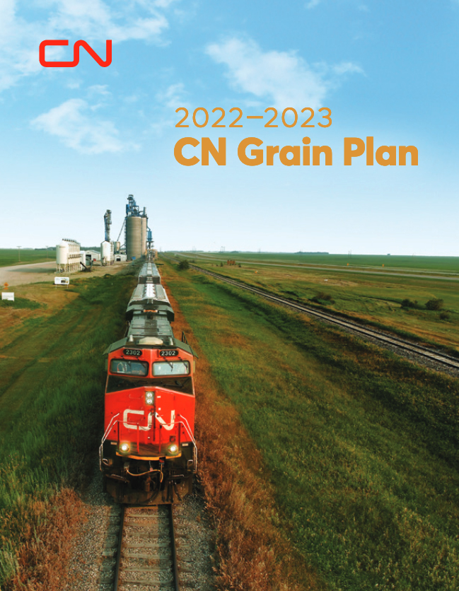 Cover of document with CN locomotive