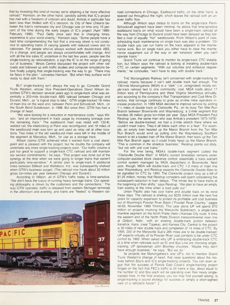 Screen shot of magazine page