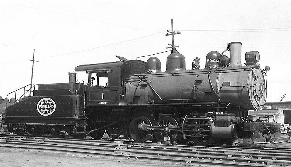 Steam Locomotive with Tilted Profile Tender
