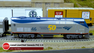 Amtrak LionChief 2.0 Genesis shines in traditional O gauge