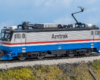Photo of HO scale electric locomotive with rear pantograph raised