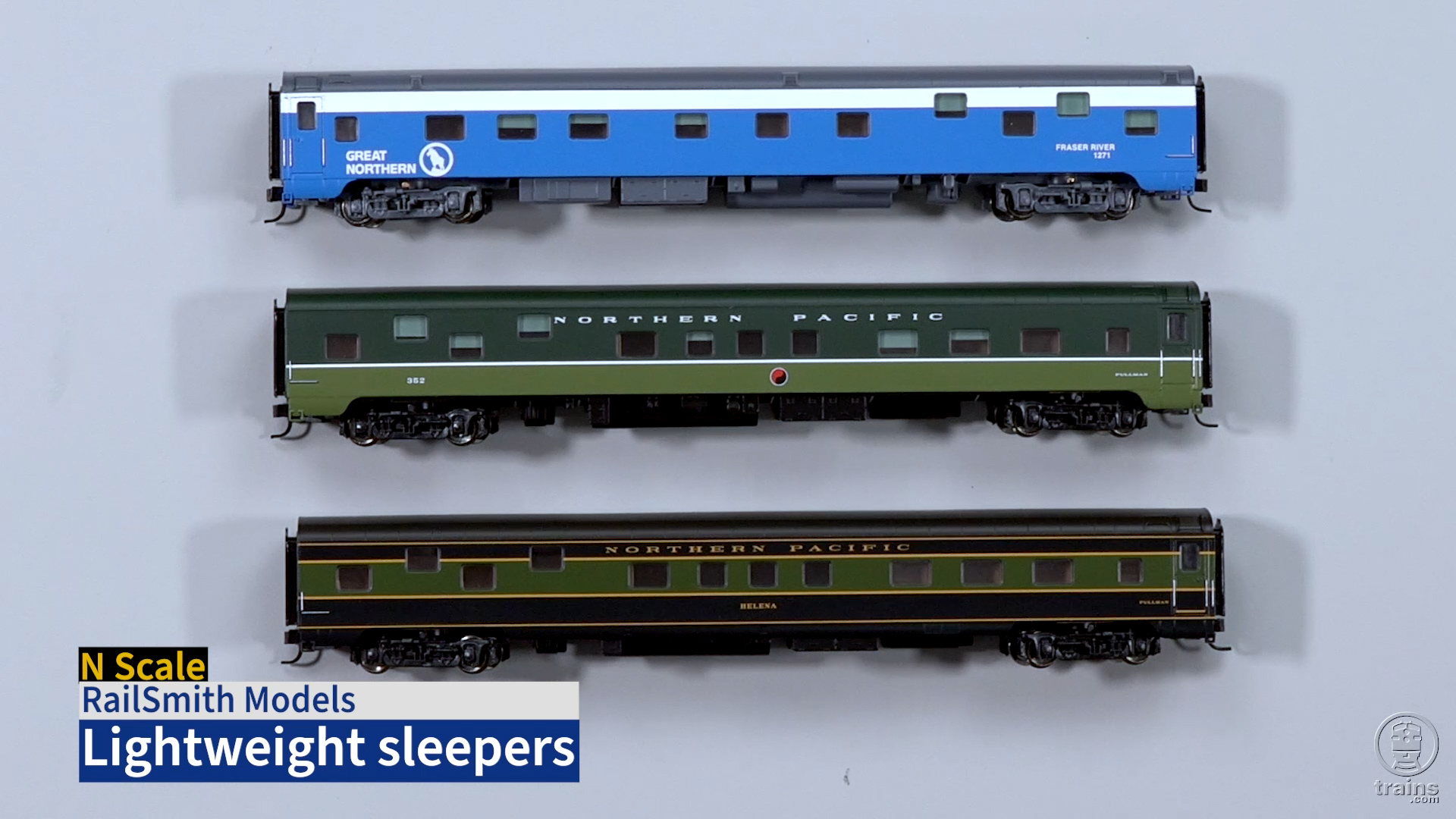 RailSmith Models N scale lightweight duplex sleepers