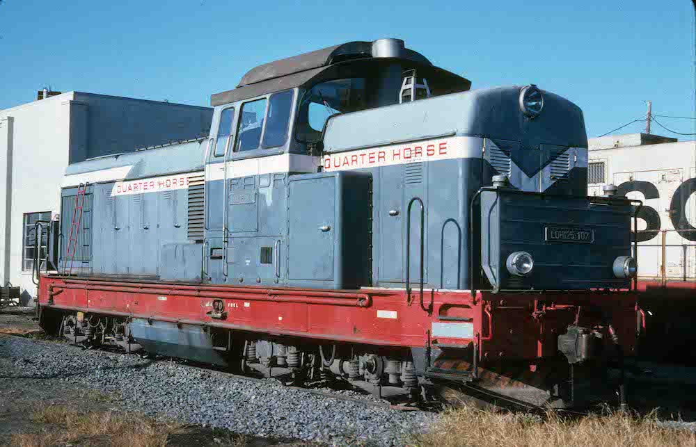 A Romanian FAUR Quarterhorse locomotive