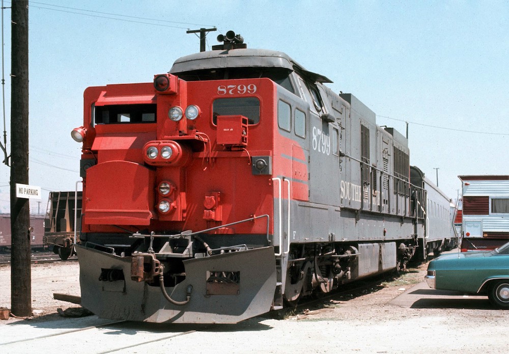 Krauss-Maffei locomotive converted to use as a camera car