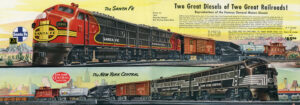 Lionel catalog page with train sets