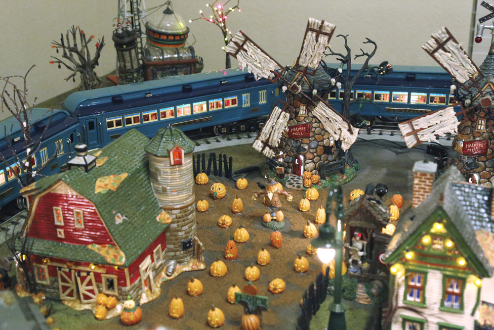 Scene on Halloween-themed layout