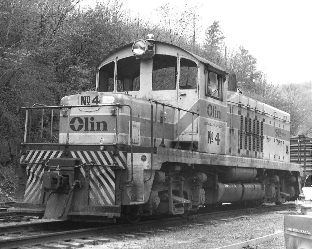 Black-and-white photo of industrial switcher