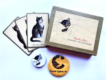 Chessie the railroad kitten - Trains