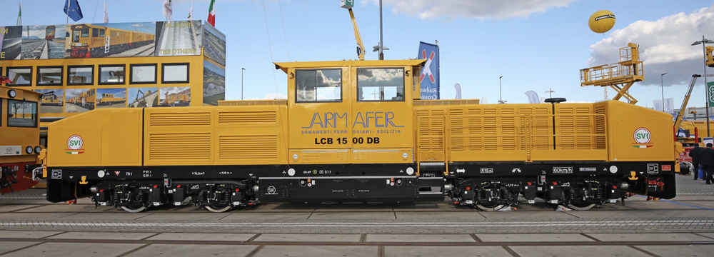 Long yellow center-cab locomotive
