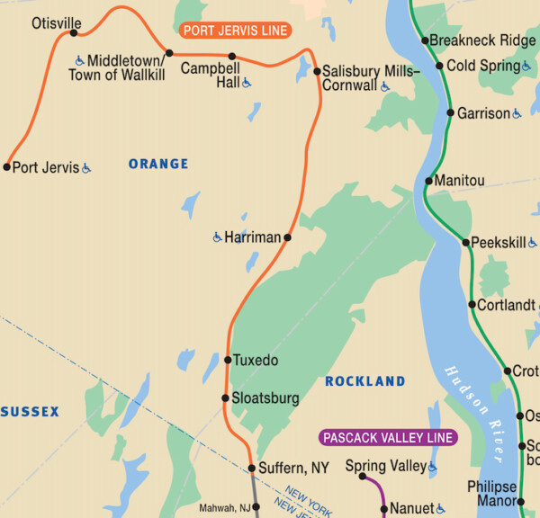 Buses to replace trains on MetroNorth’s Port Jervis Line beginning