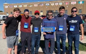 TCA Fall York 2022 guys in parking lot with boxcar