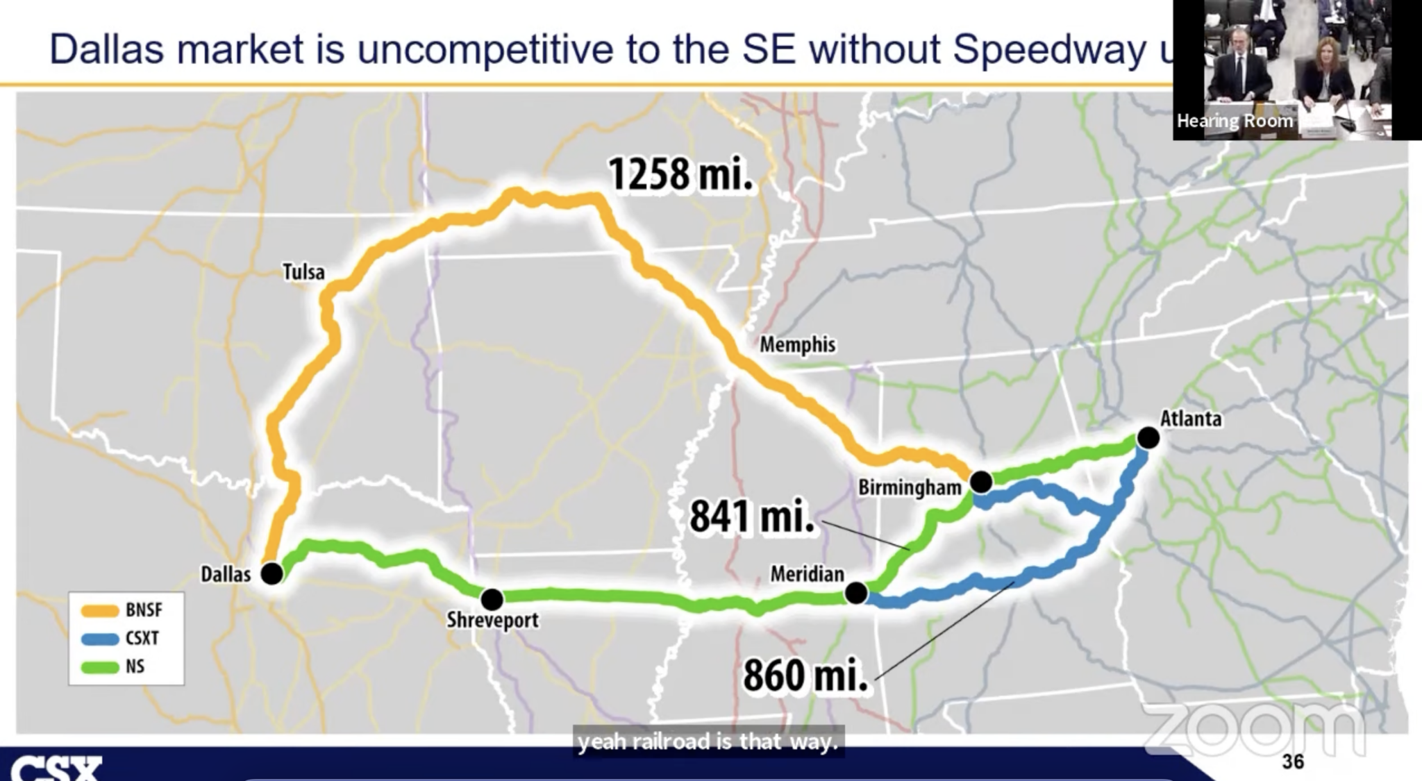 STB gets an earful about KCSNS Meridian Speedway joint venture Trains
