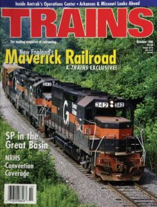 October 1998 Trains magazine cover