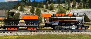 Lionel halloween steam engine and tender