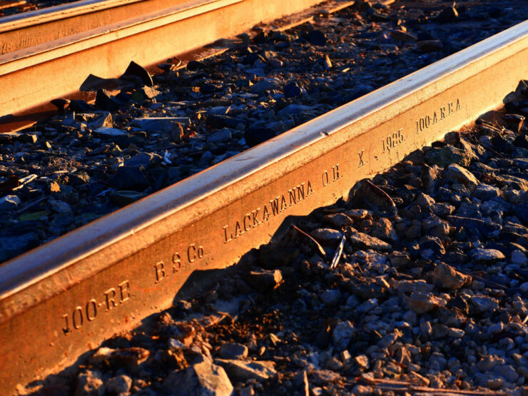Old iron rules Identifying the markings on railroad tracks Trains