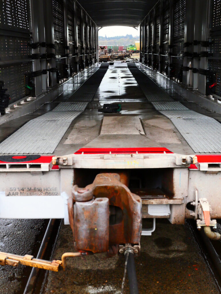 closeup of a coupler