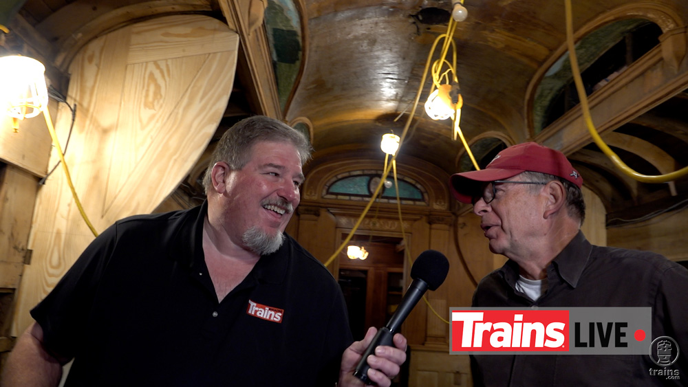Bob interviewing man