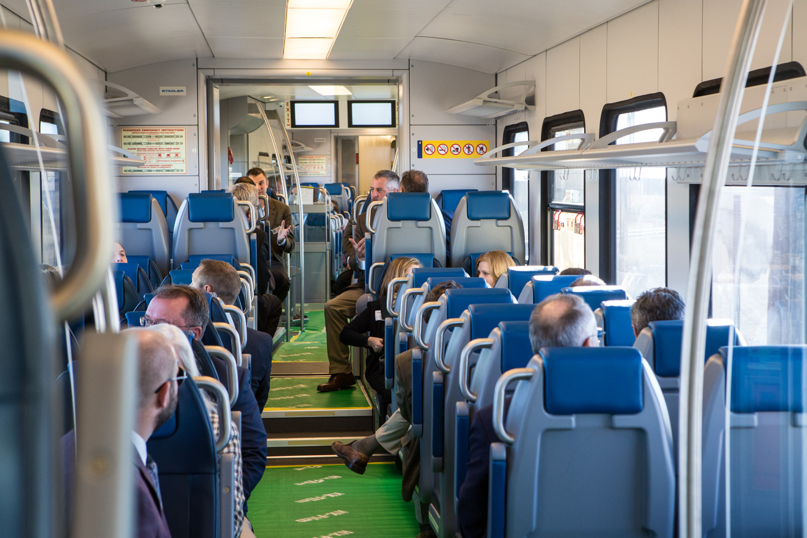 Interior of DMU trainset