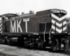 End-cab diesel Missouri-Kansas-Texas locomotive