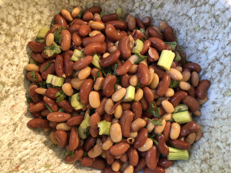 Western Pacific Italian Red Bean salad Trains