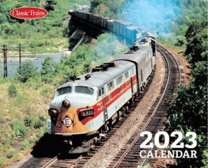 Classic Trains 2023 calendar cover.