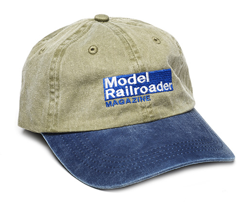 Photo of tan and blue baseball cap