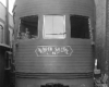 Nose of Chicago North Shore & Milwaukee equipment streamlined electric train