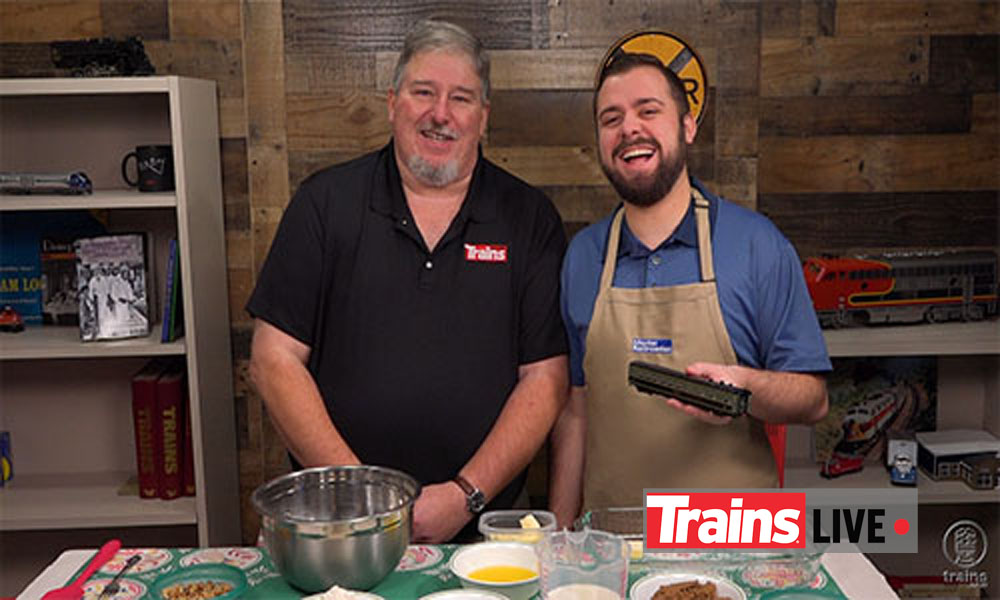 Two guys baking