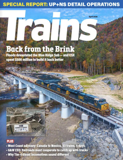 Trains Magazine Issue Cover
