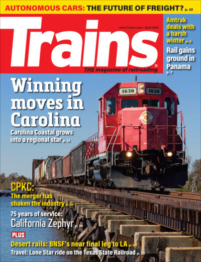 Trains Magazine Issue Cover