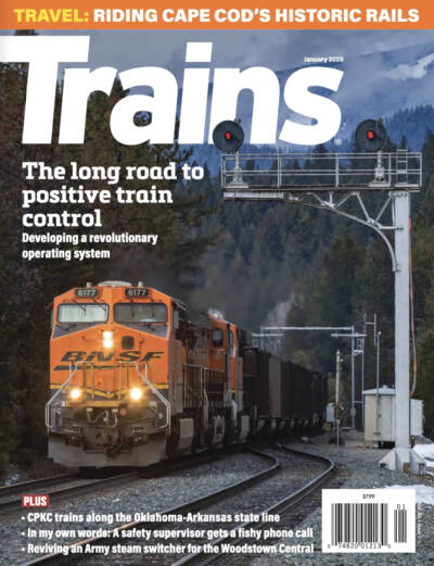 Trains Magazine Issue Cover