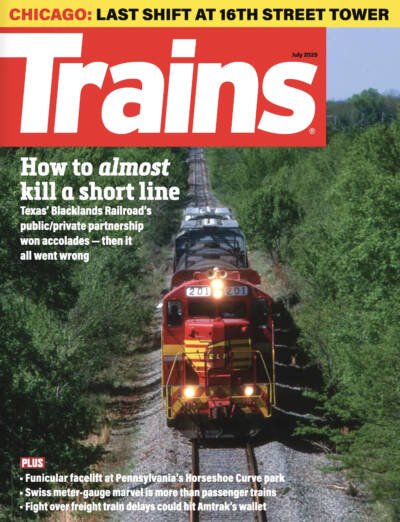 Trains Magazine Issue Cover
